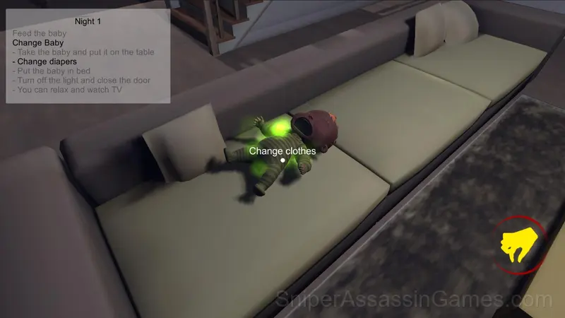Baby in Yellow gameplay screenshot 2