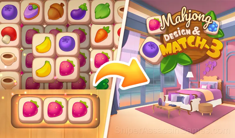 Play Mahjong: Design & Match-3