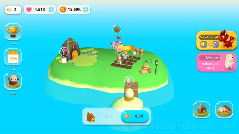 The Hamster Island gameplay screenshot 1