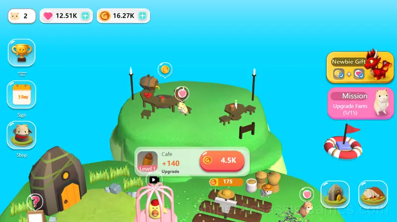 The Hamster Island gameplay screenshot 2
