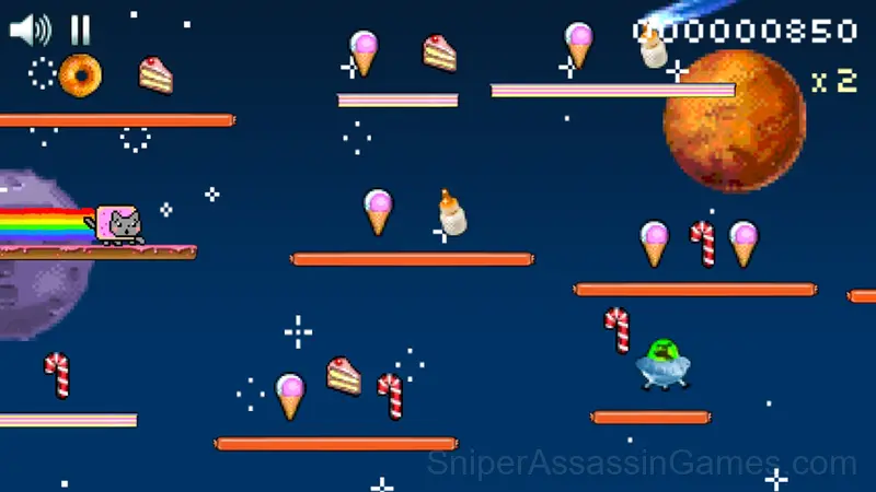 Cat in Space gameplay screenshot 1