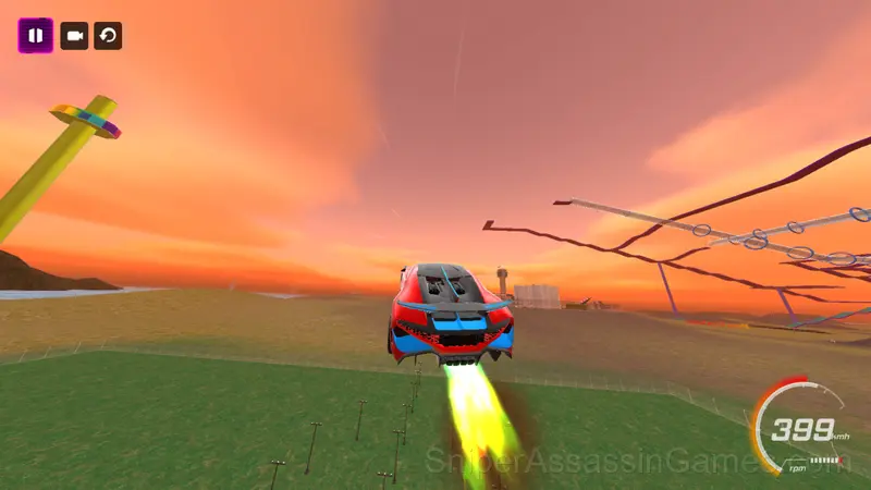 Night City Racing gameplay screenshot 1
