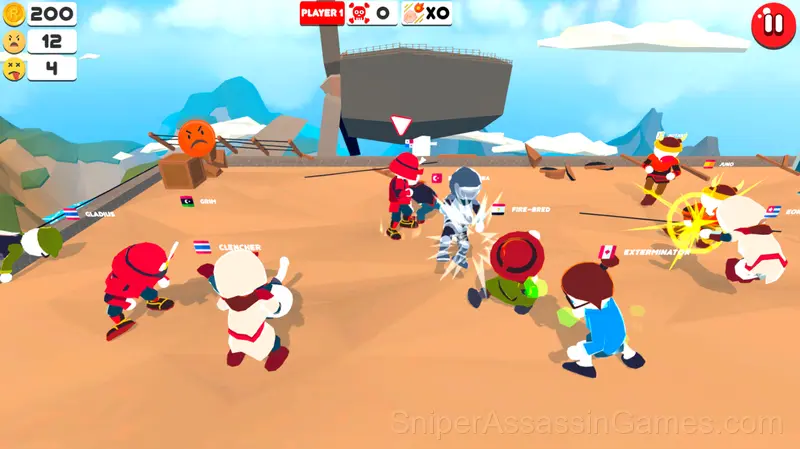 Gang Fall Party gameplay screenshot 1