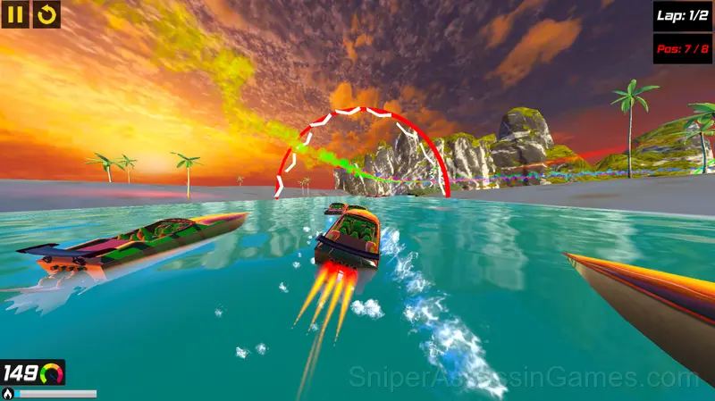 Jet Boat Racing gameplay screenshot 3