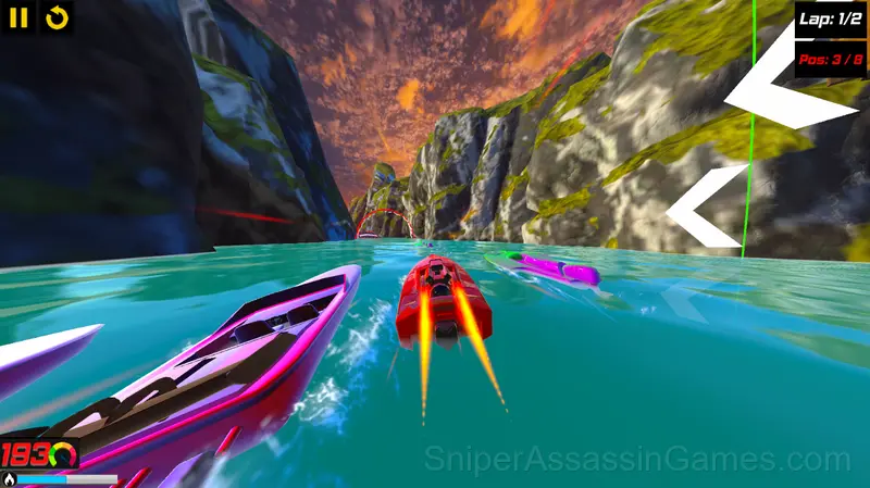 Jet Boat Racing gameplay screenshot 6