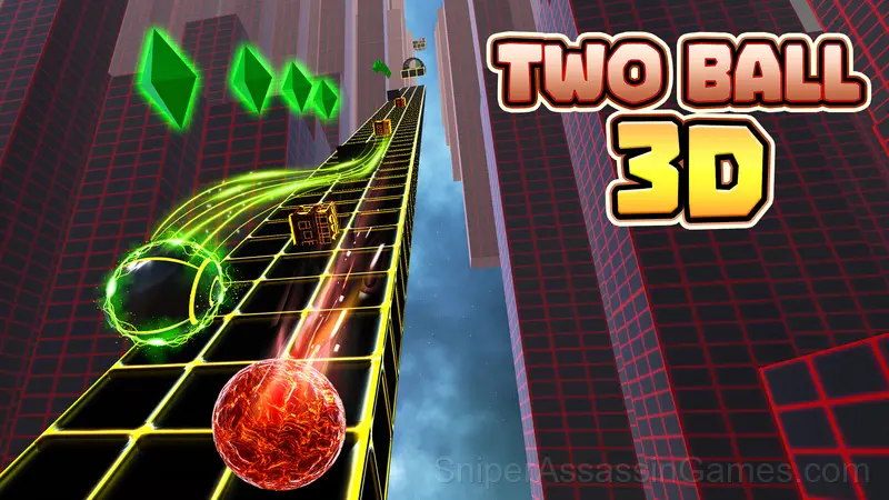 Two Ball 3D: Dark gameplay screenshot 1