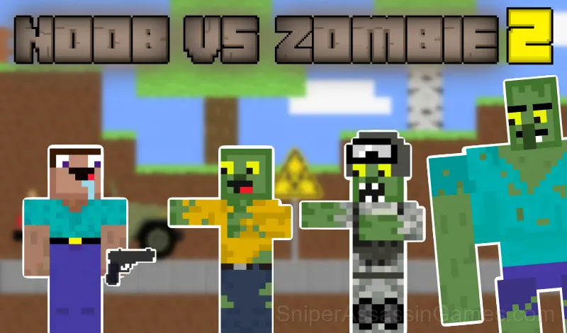 Play Noob vs zombie 2
