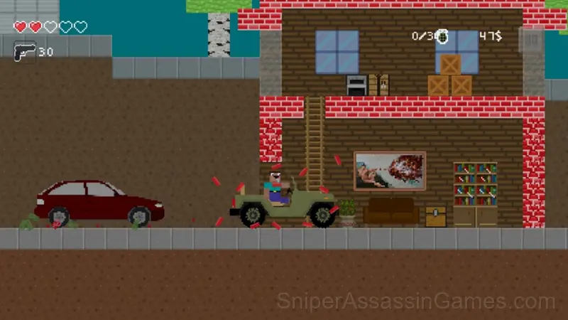 Noob vs zombie 2 gameplay screenshot 2