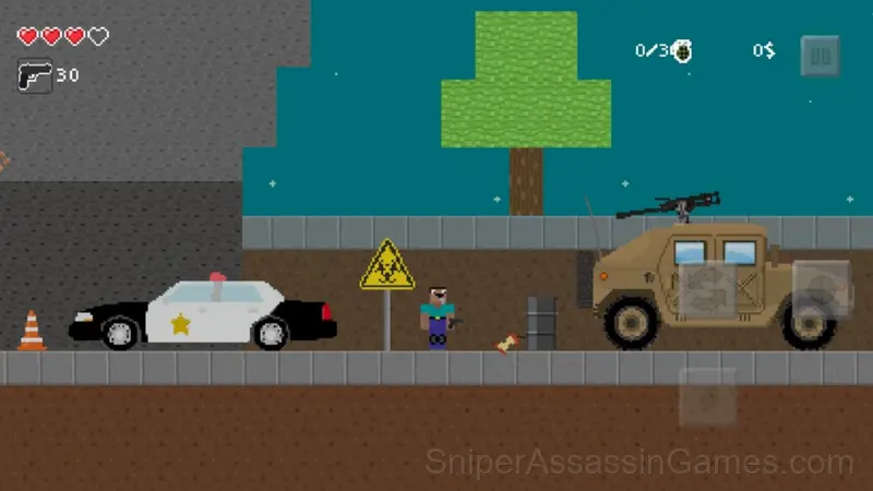 Noob vs zombie 2 gameplay screenshot 4