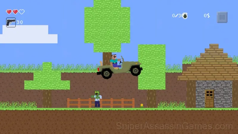 Noob vs zombie 2 gameplay screenshot 5