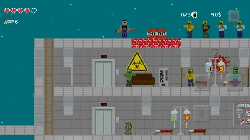 Noob vs zombie 2 gameplay screenshot 6