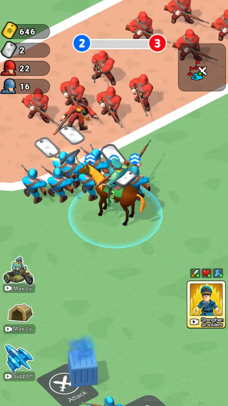 Army Commander gameplay screenshot 2