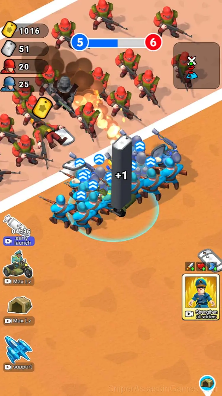 Army Commander gameplay screenshot 3