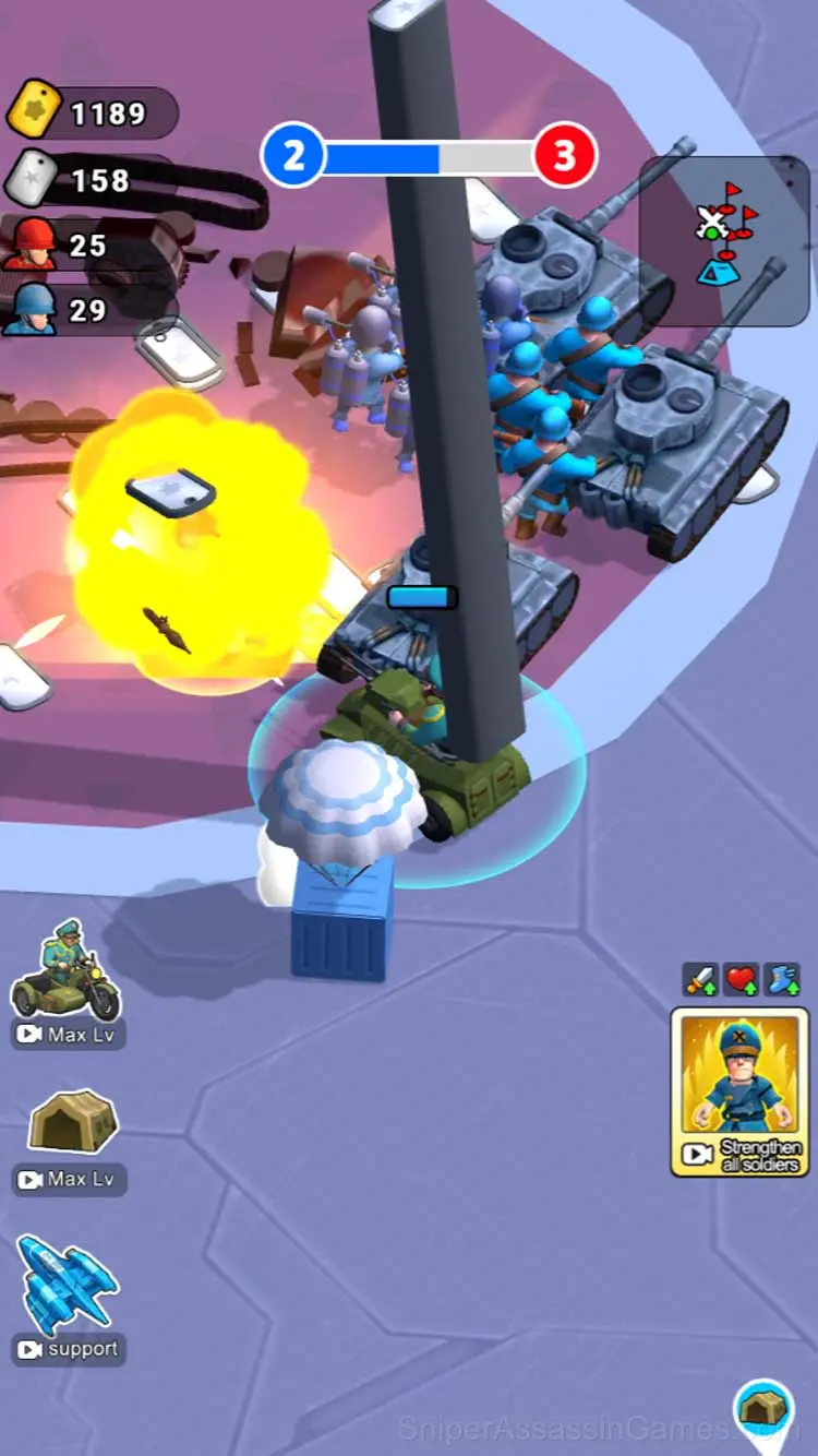 Army Commander gameplay screenshot 5