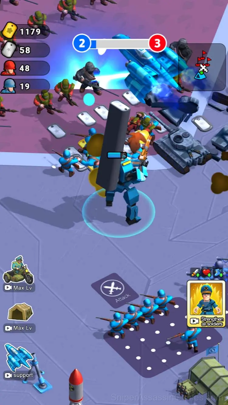 Army Commander gameplay screenshot 6