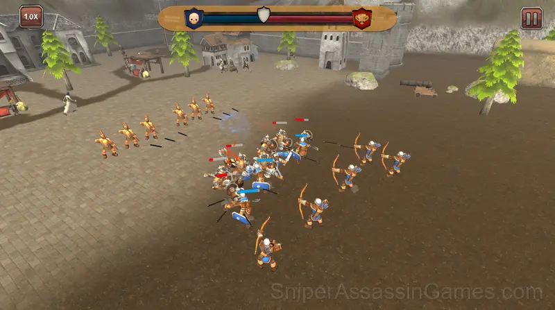Medieval Battle 2P gameplay screenshot 2