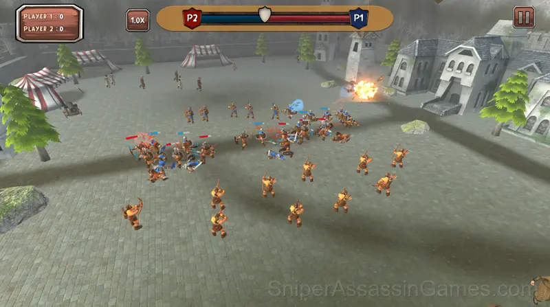 Medieval Battle 2P gameplay screenshot 3