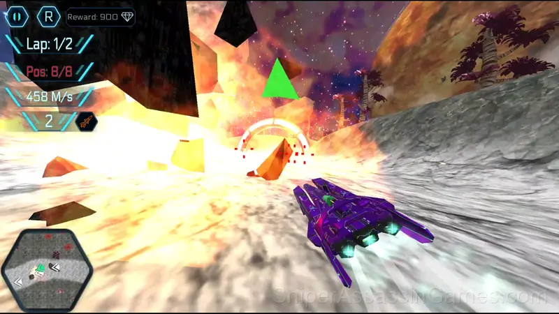 Cyber Racer Battles gameplay screenshot 1