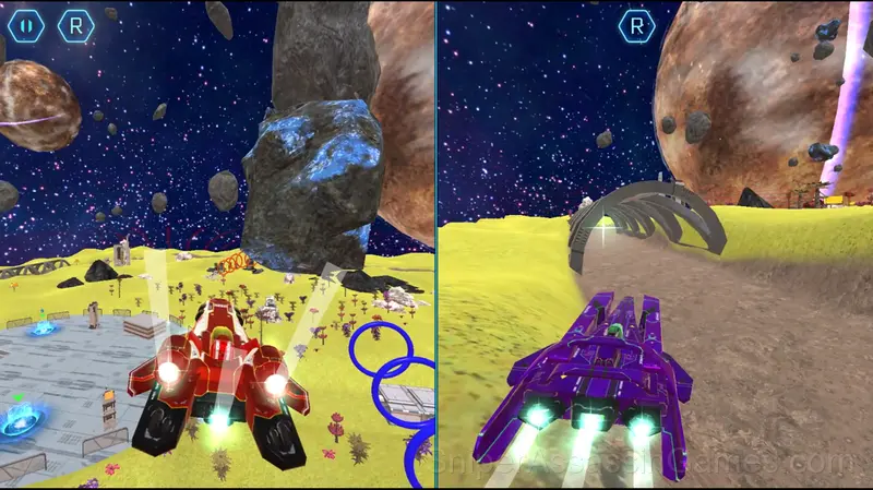 Cyber Racer Battles gameplay screenshot 2
