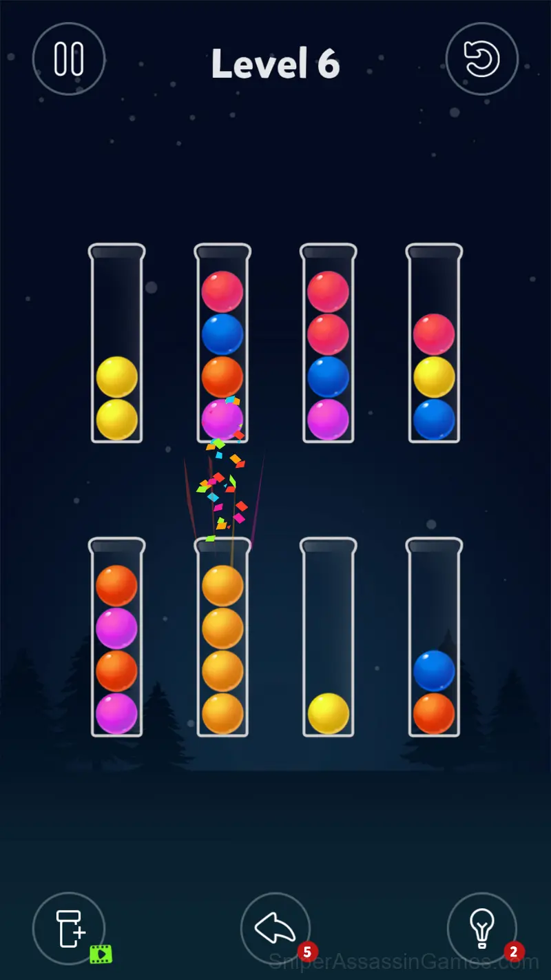 Ball Sort Puzzle - Color Sort gameplay screenshot 4