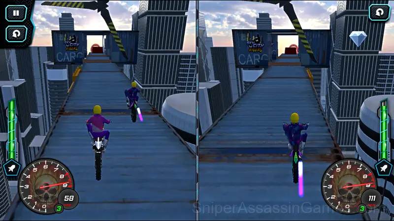 Sky City Riders gameplay screenshot 4