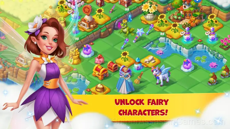 Fairyland Merge & Magic gameplay screenshot 1