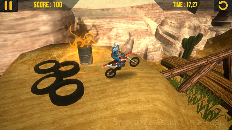 Dirt Bike Racing Duel gameplay screenshot 2