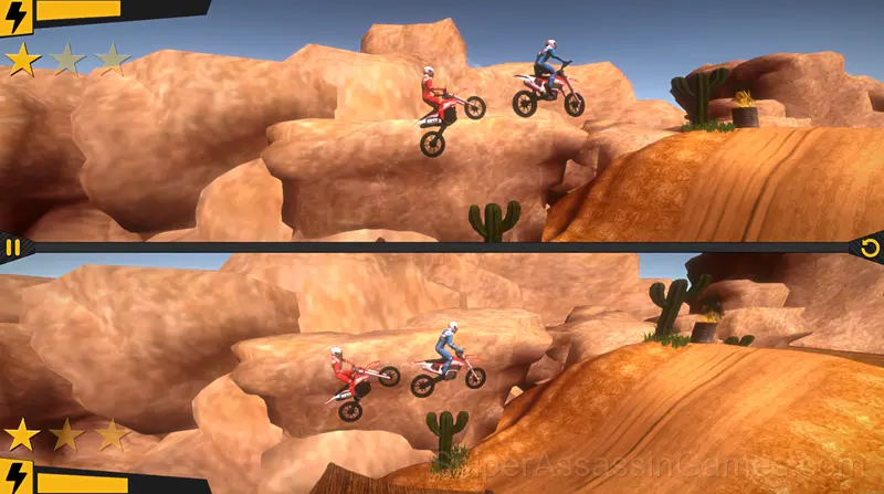 Dirt Bike Racing Duel gameplay screenshot 3