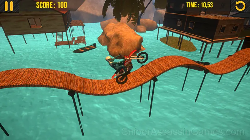 Dirt Bike Racing Duel gameplay screenshot 4