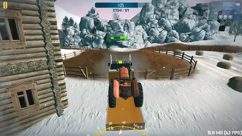 Truck Driver: Snowy Roads gameplay screenshot 1