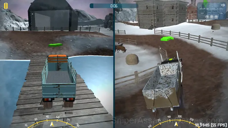 Truck Driver: Snowy Roads gameplay screenshot 4