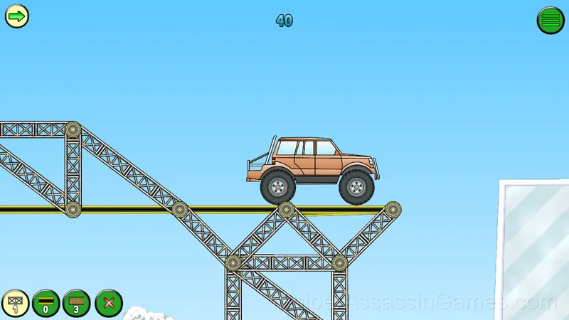 Railway bridge: winter gameplay screenshot 2
