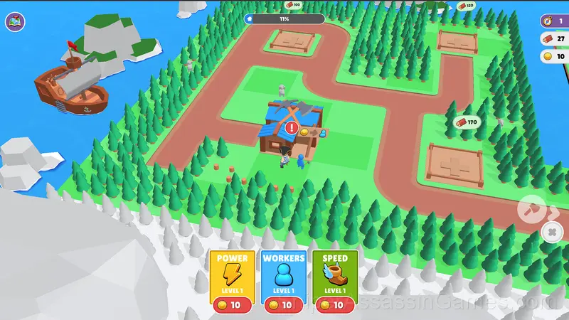 Crowd Lumberjacks gameplay screenshot 2