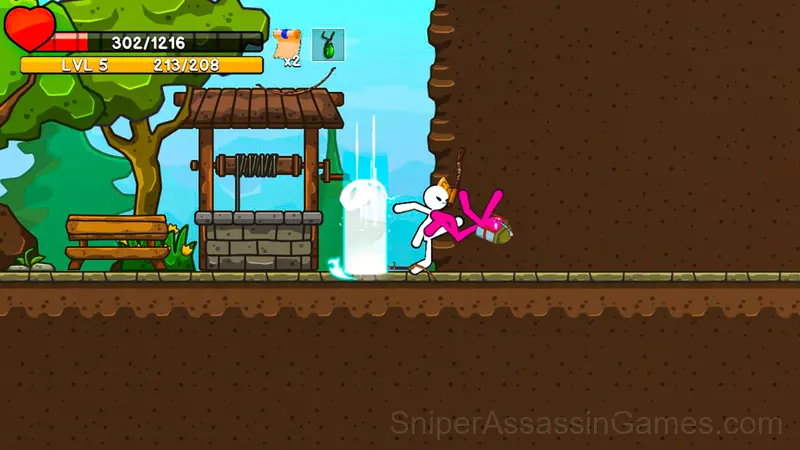 Stickman Archero Fight: stick shadow fight war gameplay screenshot 5