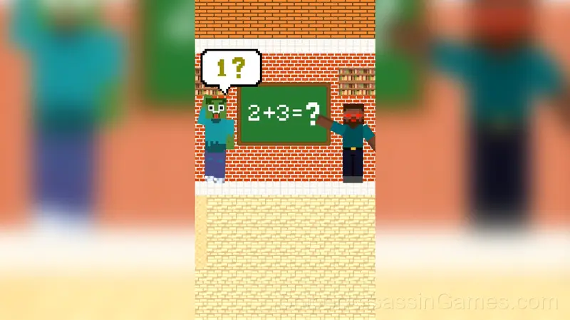 Herobrine Monster School gameplay screenshot 1