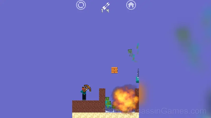 Herobrine Monster School gameplay screenshot 3