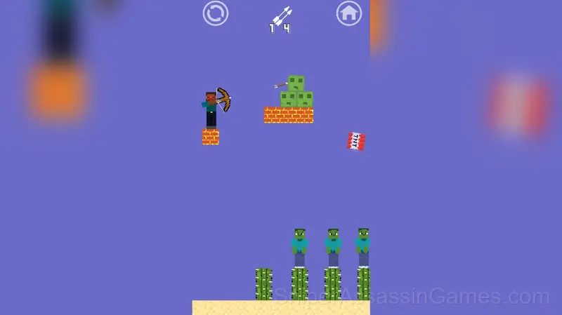 Herobrine Monster School gameplay screenshot 4