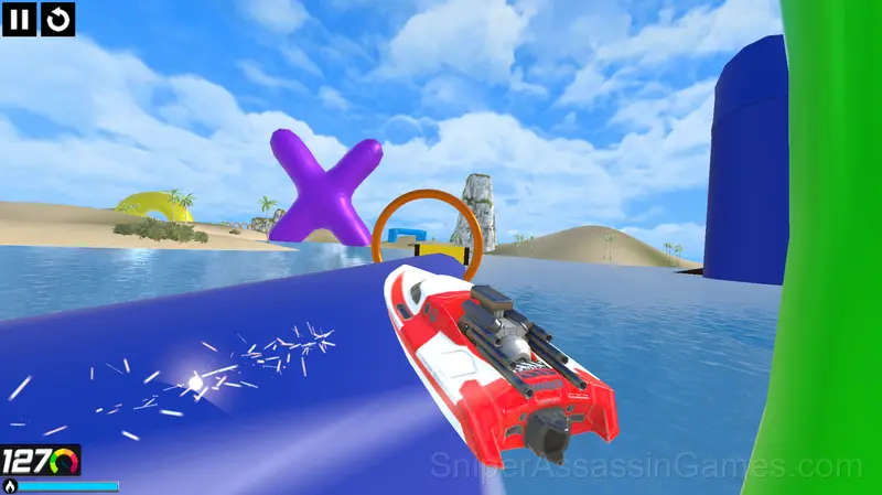 Speed Boat Extreme Racing gameplay screenshot 2