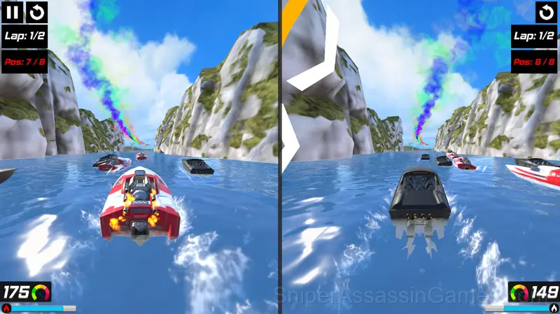 Speed Boat Extreme Racing gameplay screenshot 3