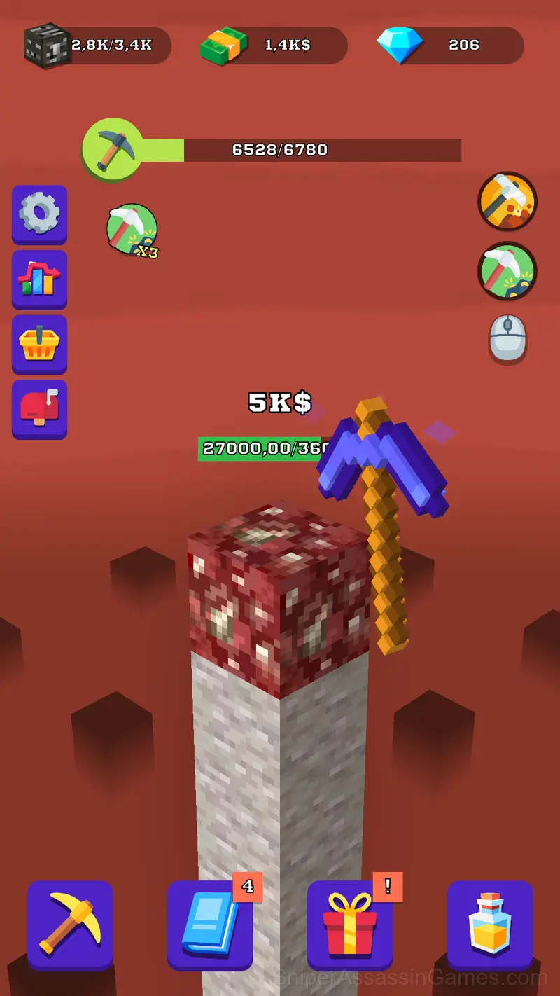 Mine Rush 3D gameplay screenshot 2