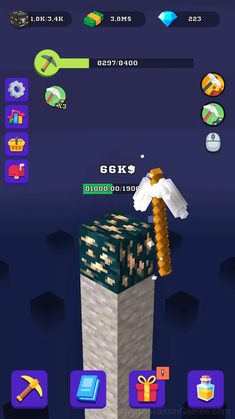 Mine Rush 3D gameplay screenshot 3