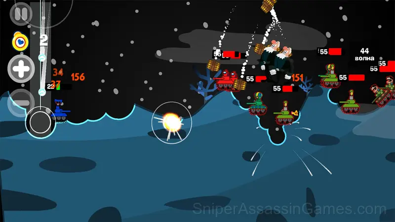 Super Brawl Tanks gameplay screenshot 5