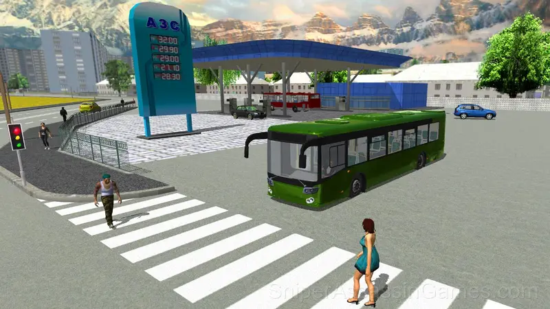 Bus Simulator 3D gameplay screenshot 1