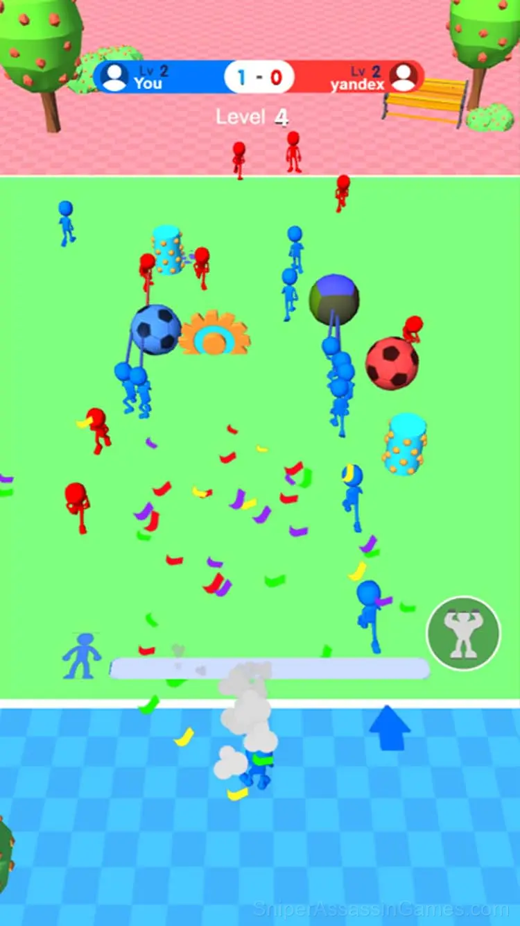 Tug of War 3D gameplay screenshot 1