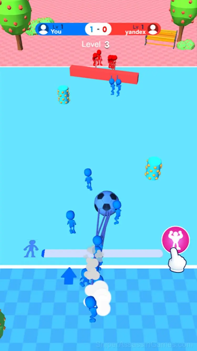 Tug of War 3D gameplay screenshot 2