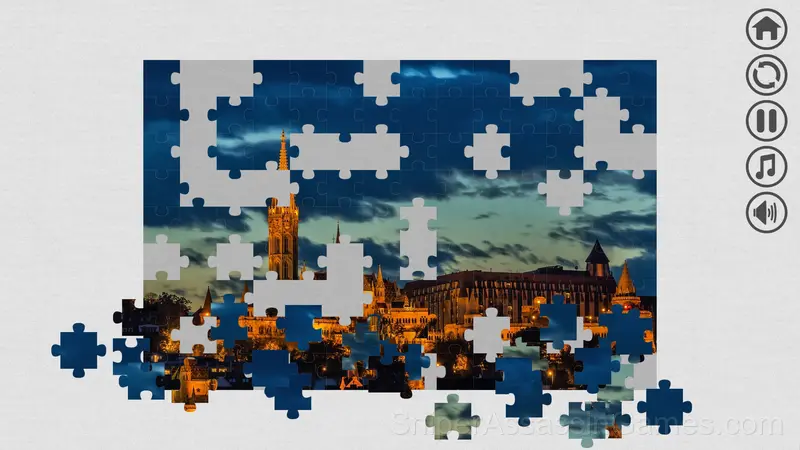 Jigsaw Puzzle Castles gameplay screenshot 1