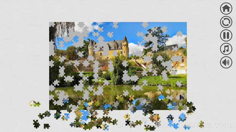 Jigsaw Puzzle Castles gameplay screenshot 3