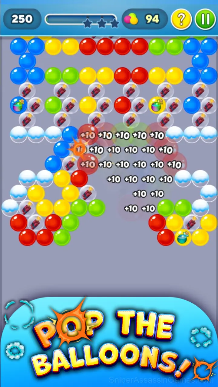 Bubble Shooter Gold gameplay screenshot 1