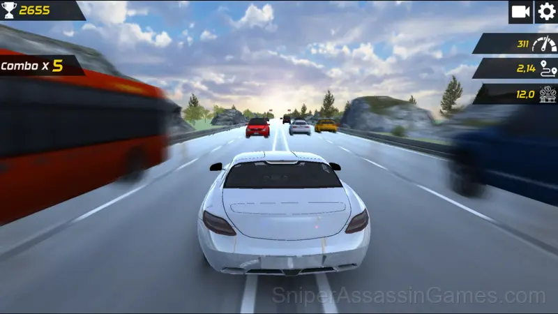 Nitro Cars Highway Race gameplay screenshot 5