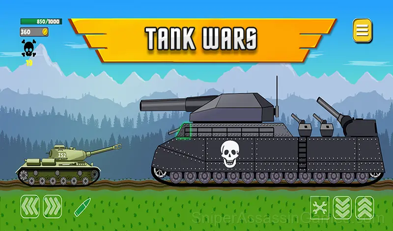 Play Tanks 2D: Tank Wars